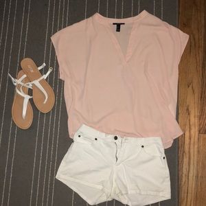 Pale pink blouse